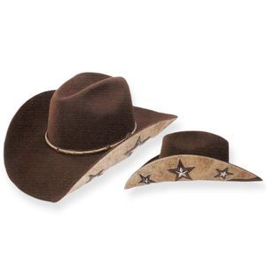 CHARLIE 1 HORSE Back at the Ranch Almost Famous "Cordova" Brown Hat 6 3/4